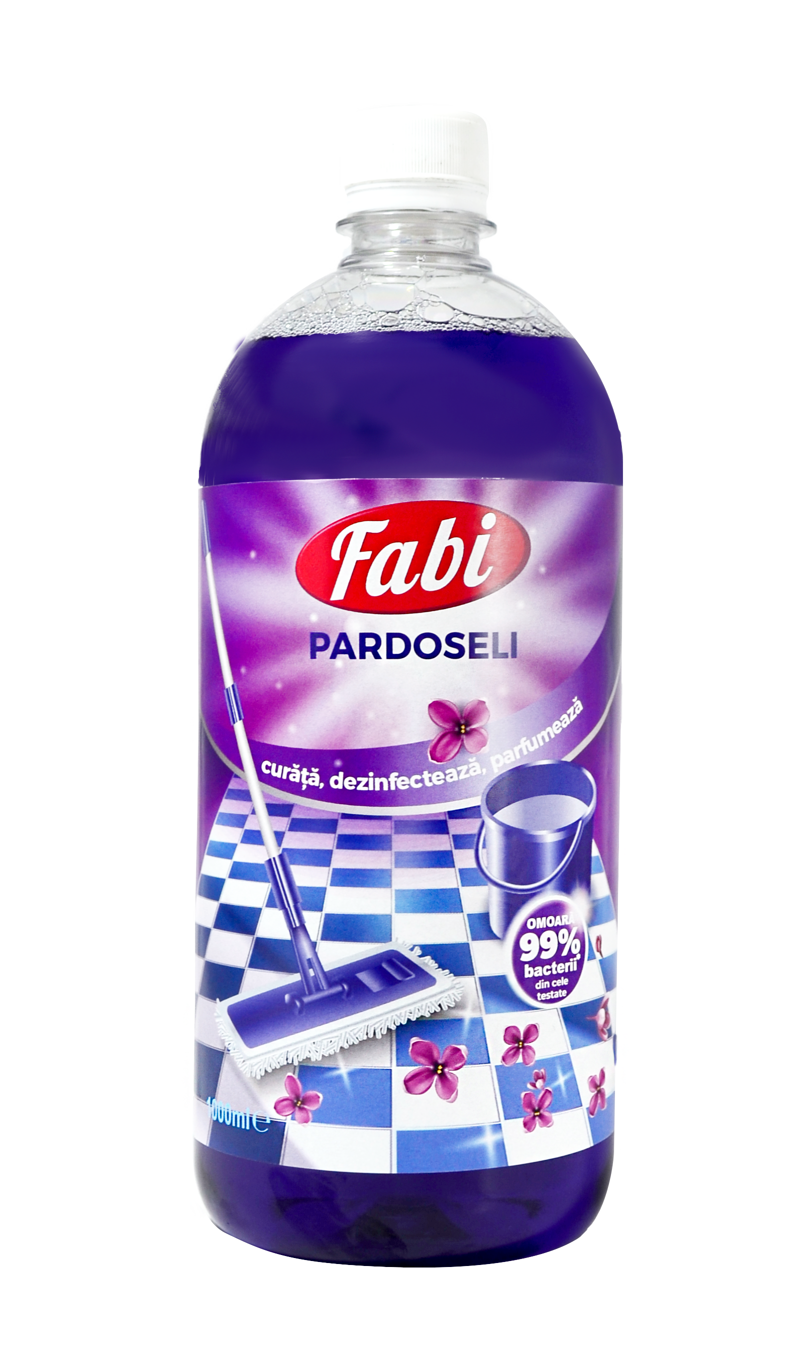 Detergent dezinfectant parfumat pentru pardoseli  Fabi  1L